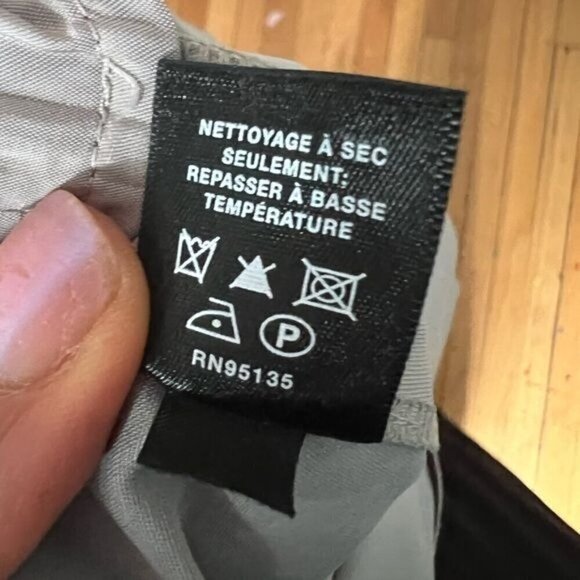 Lafayette 148 New York grey cotton ankle trousers pants size 6 side zip - Picture 9 of 11